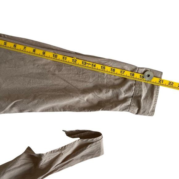 Universal Thread Women’s Shirt Dress Size XL Beige Tie Front Long Sleeve NWT - Picture 8 of 8